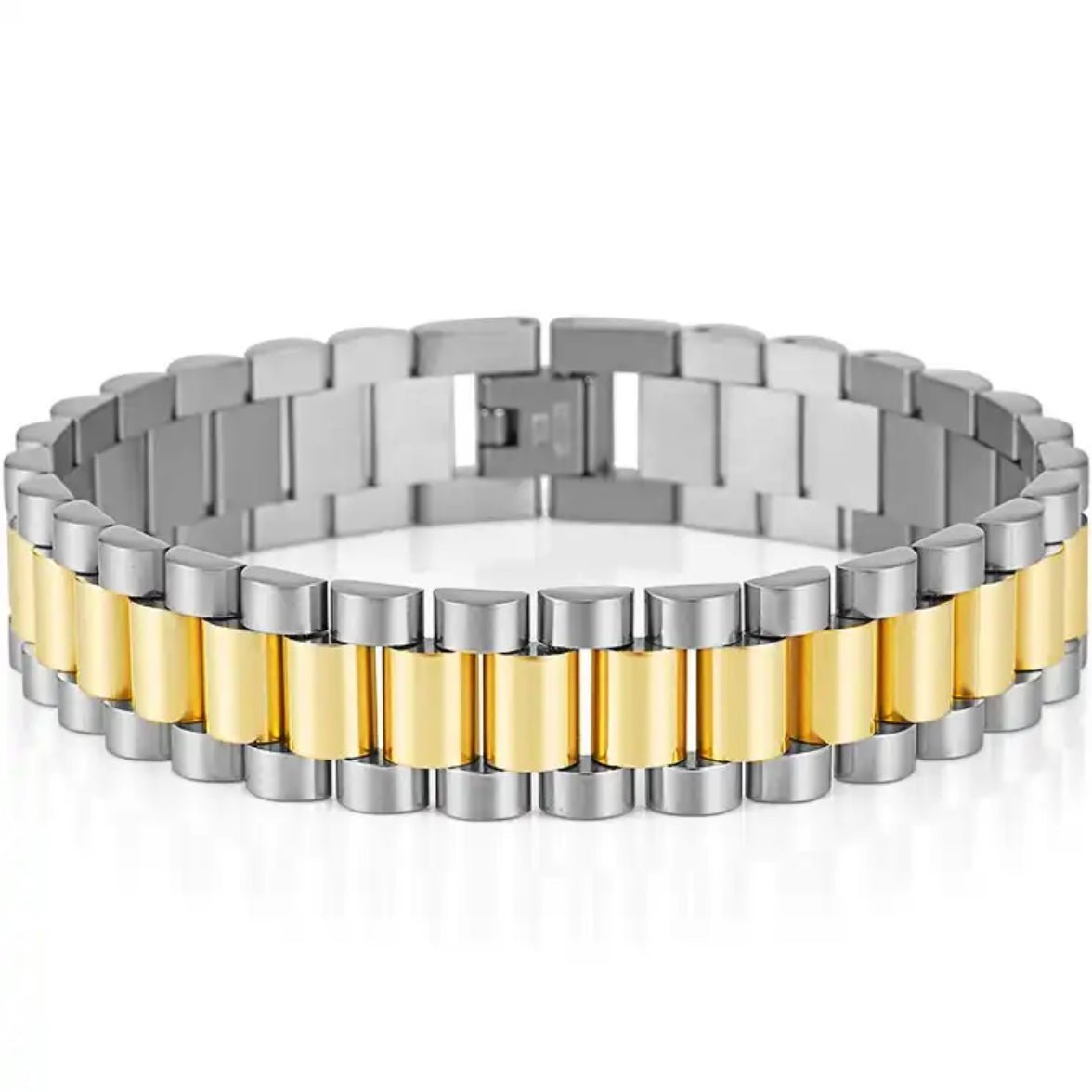 PRESIDENT BRACELET TWO TONE - Celeso