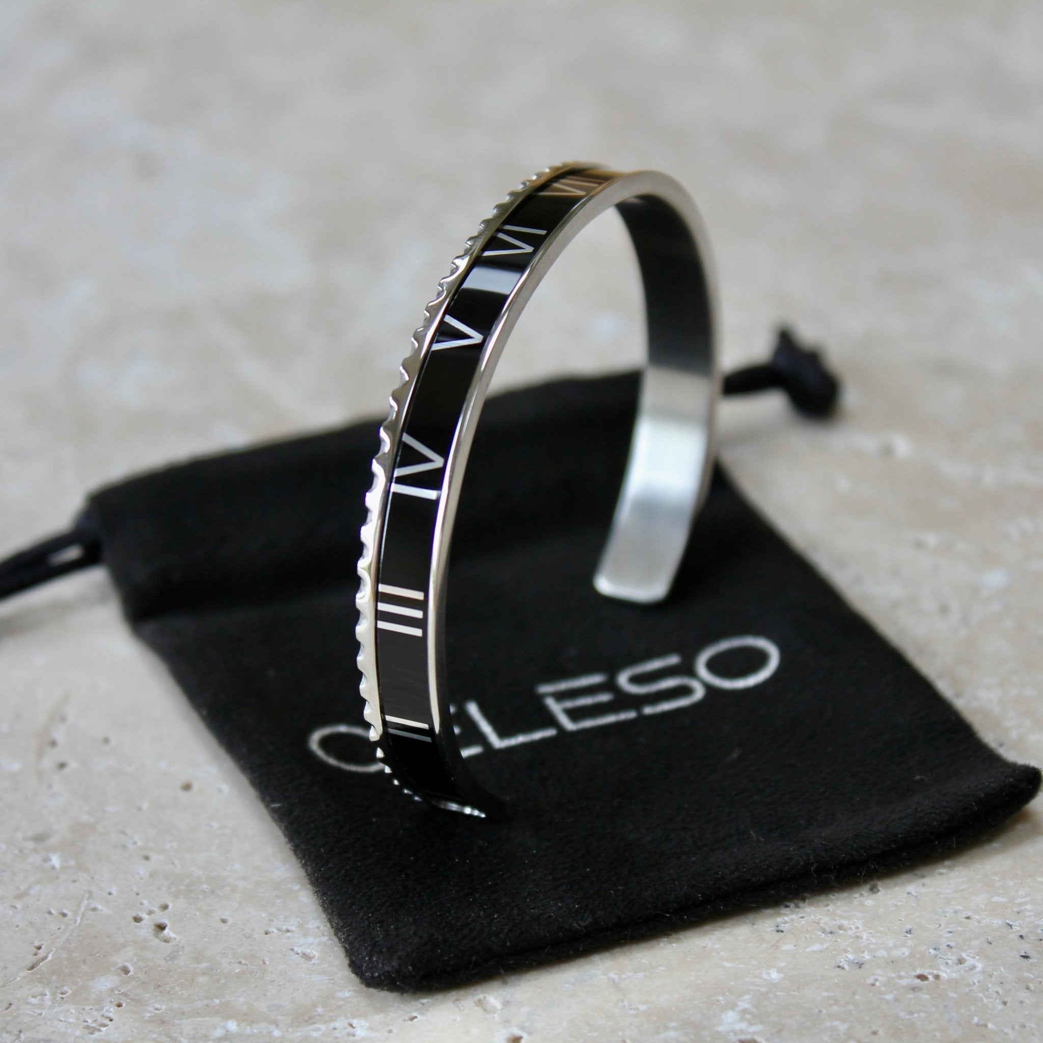 ROMAN BEZELET BLACK - Celeso