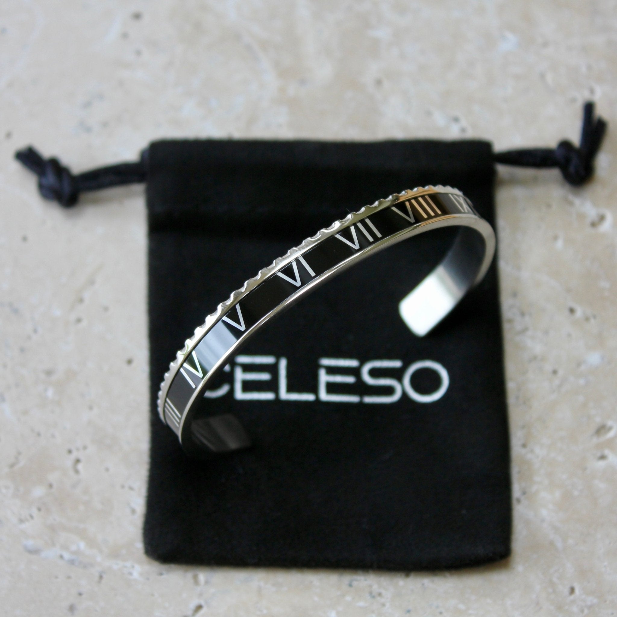 ROMAN BEZELET BLACK - Celeso