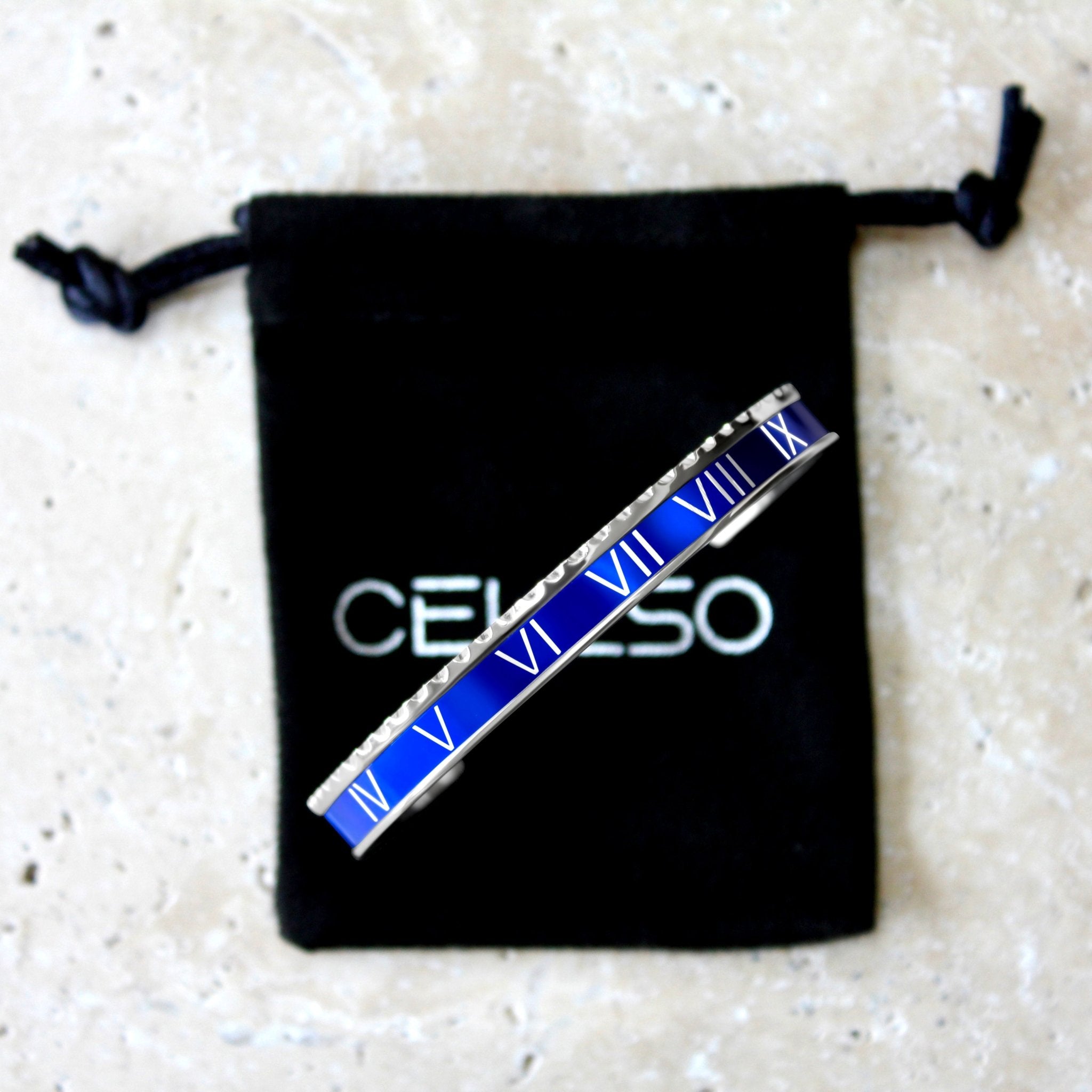 ROMAN BEZELET ROYAL BLUE - Celeso
