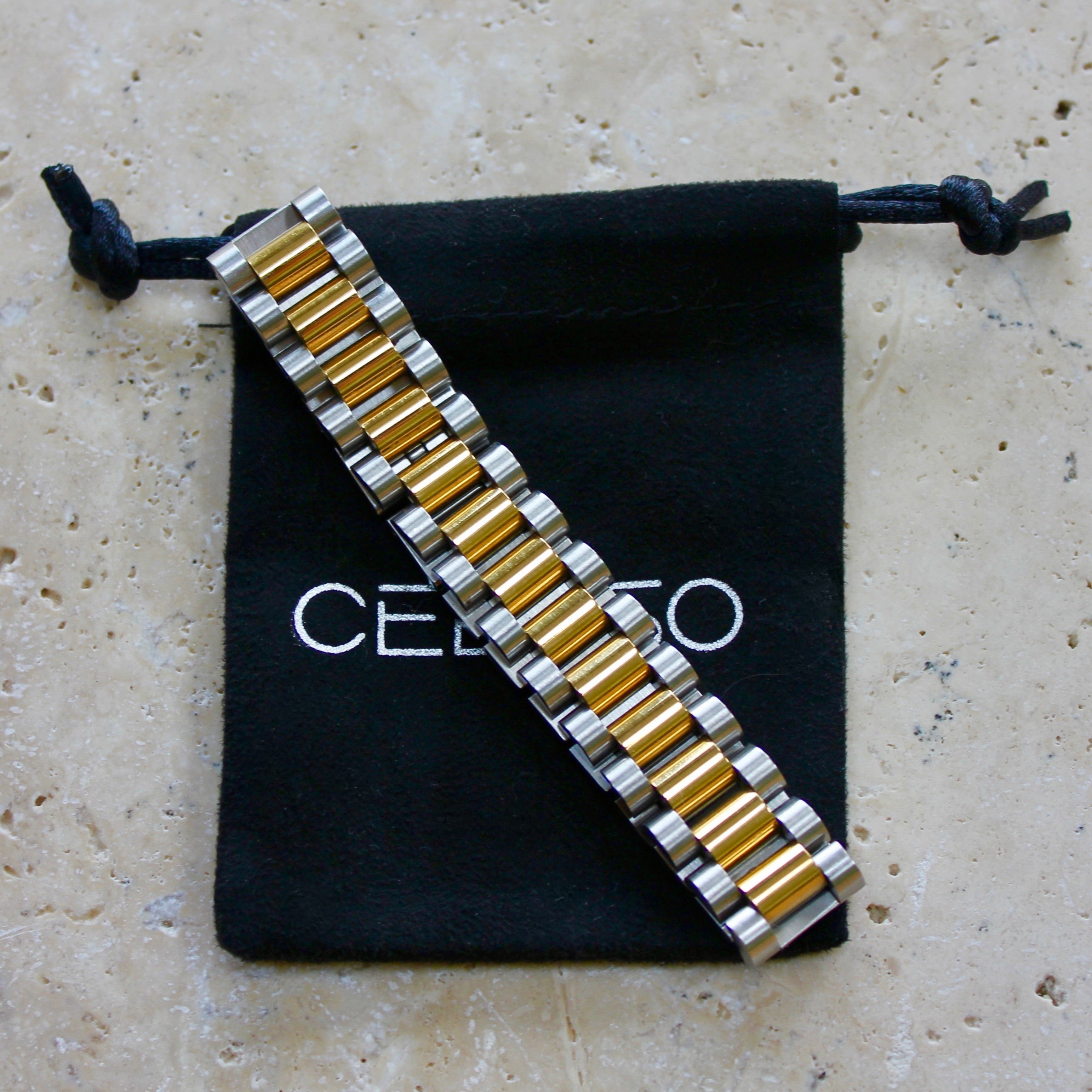 PRESIDENT BRACELET TWO TONE