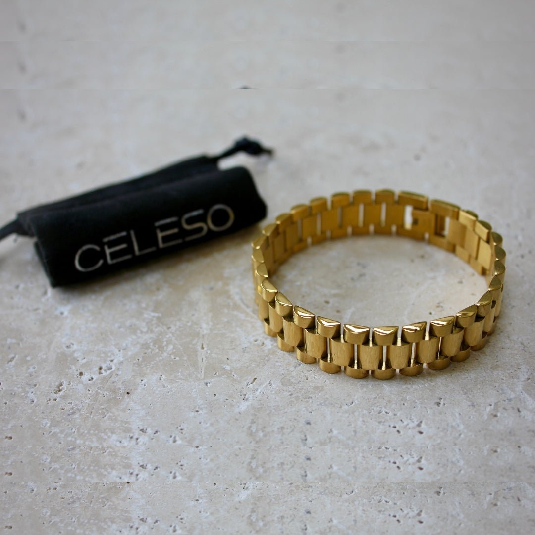 PRESIDENT BRACELET GOLD - Celeso
