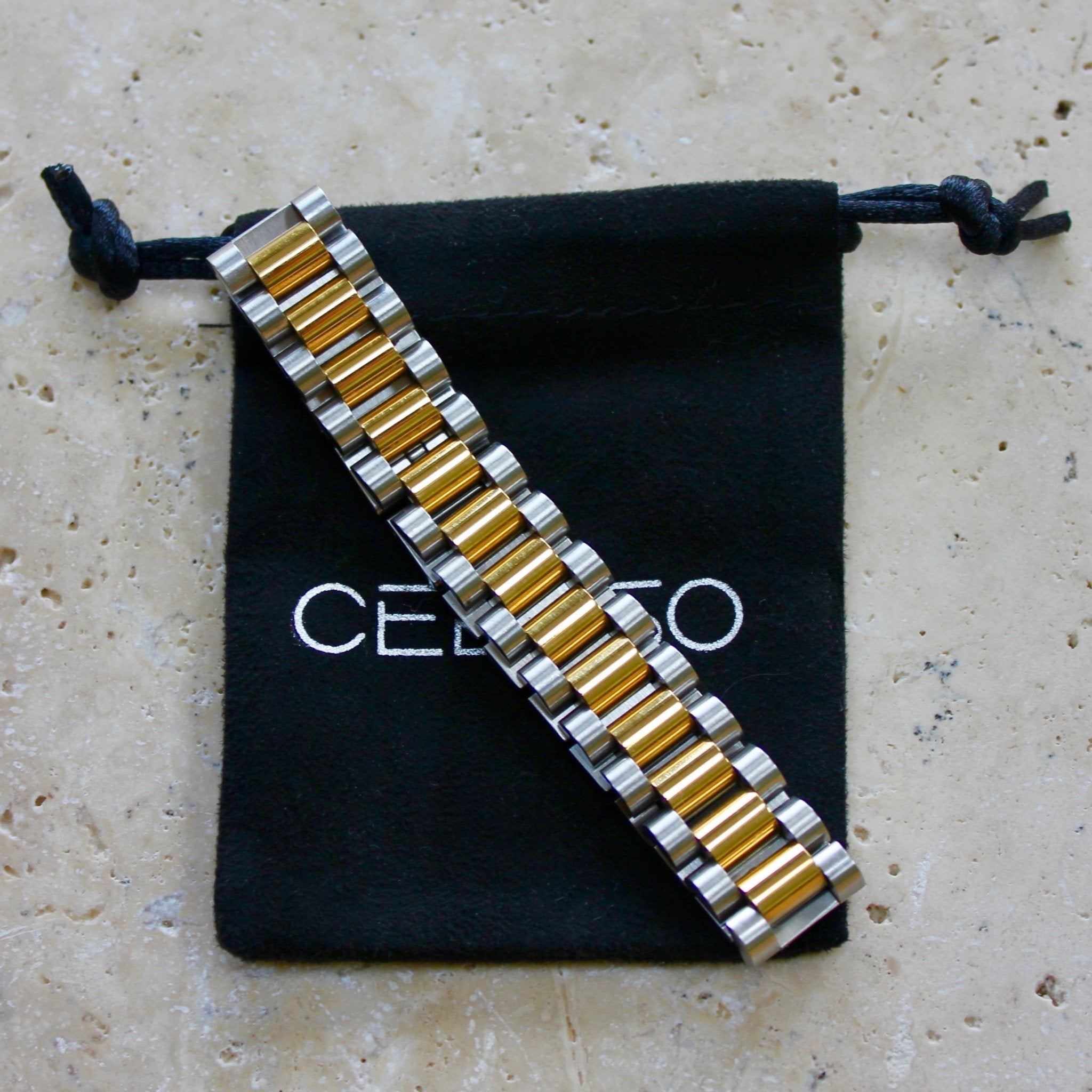 PRESIDENT BRACELET TWO TONE - Celeso