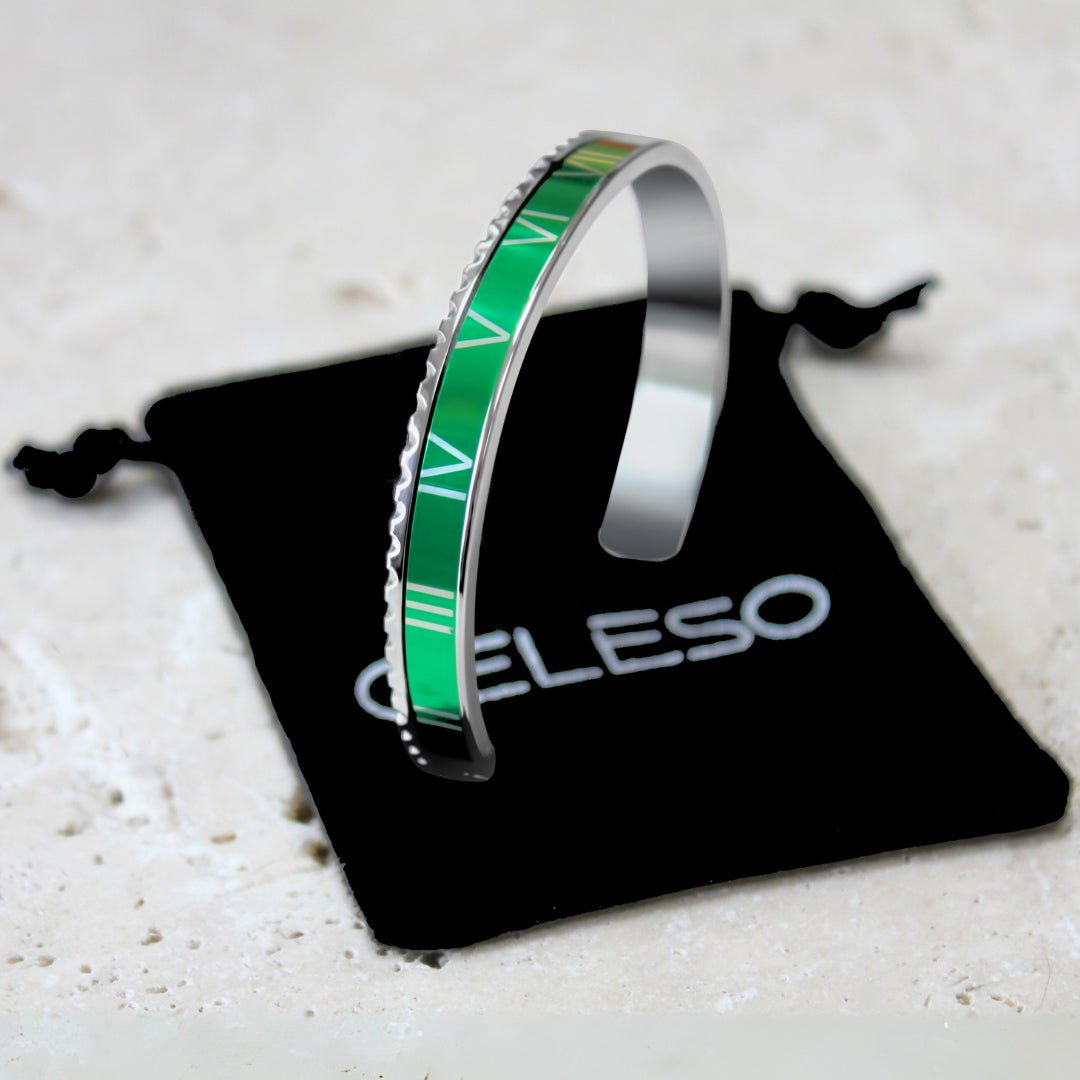 ROMAN BEZELET GREEN - Celeso