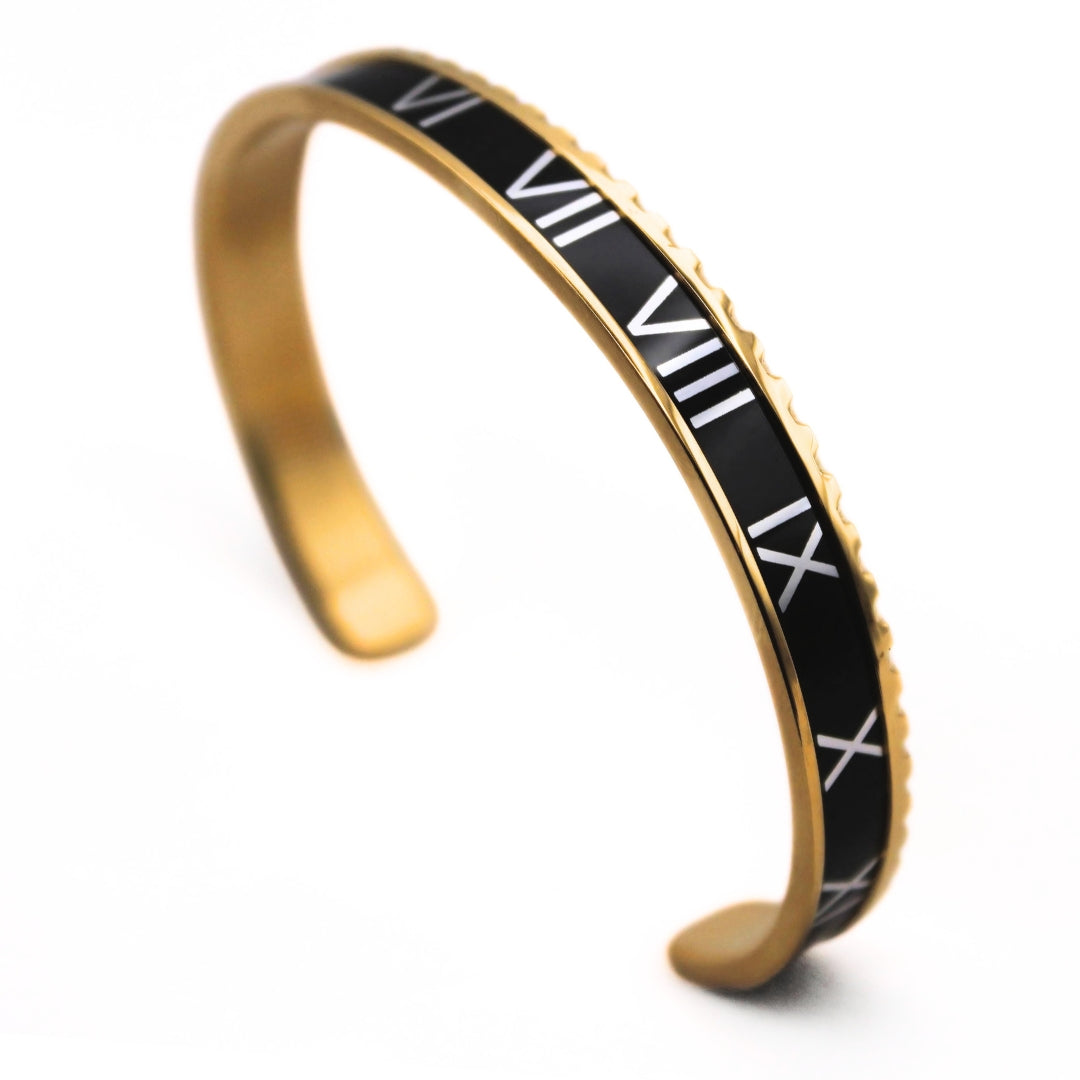 ROMAN BEZELET GOLD/BLACK